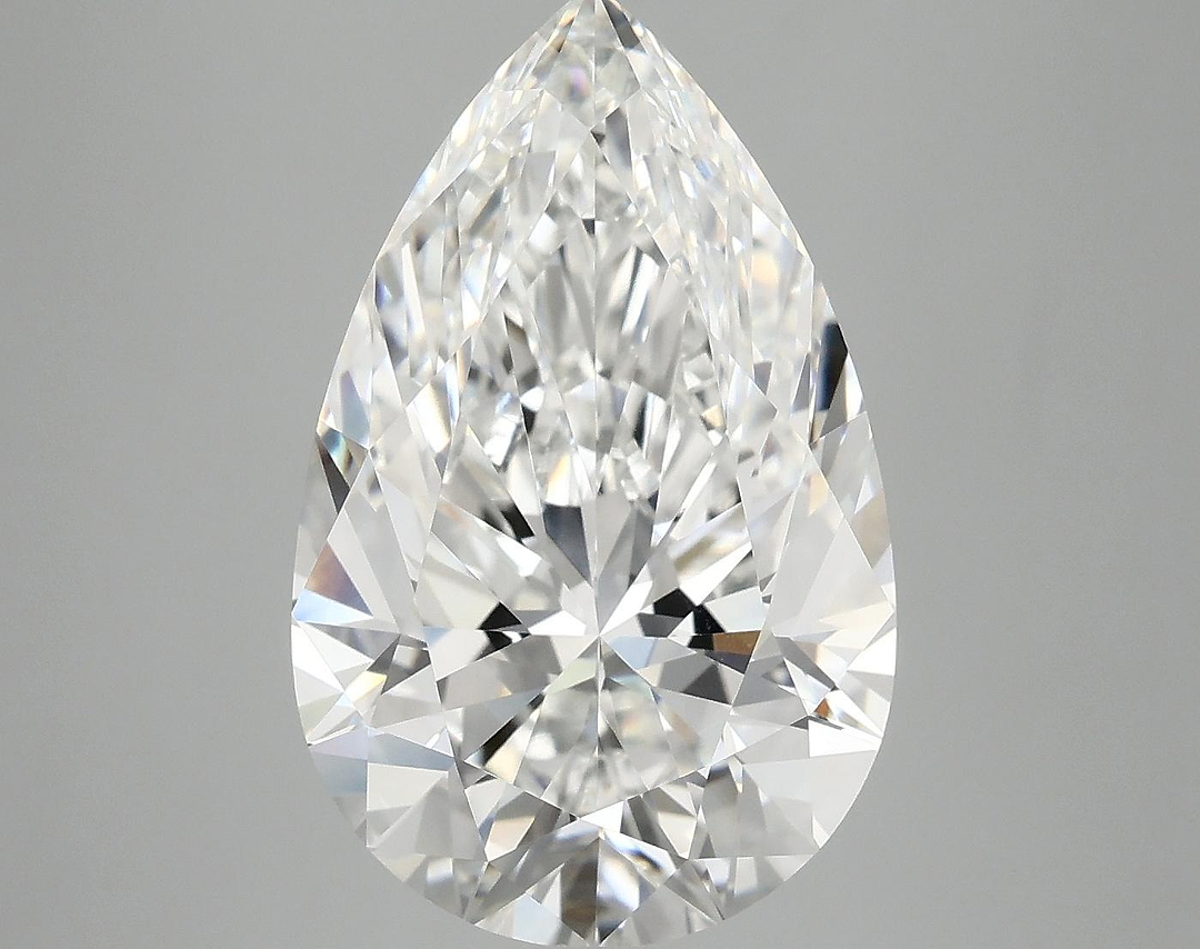 7.01 Carat Pear Shaped Ideal Cut VVS2 IGI Certified Lab Grown Diamond