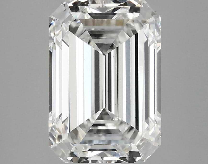 3.33 Carat Emerald Shaped Ideal Cut VS1 IGI Certified Lab Grown Diamond