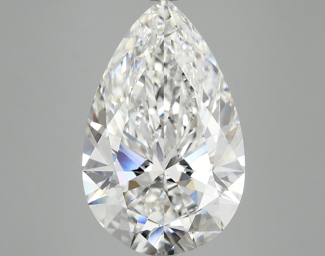 7.2 Carat Pear Shaped Ideal Cut VVS2 IGI Certified Lab Grown Diamond