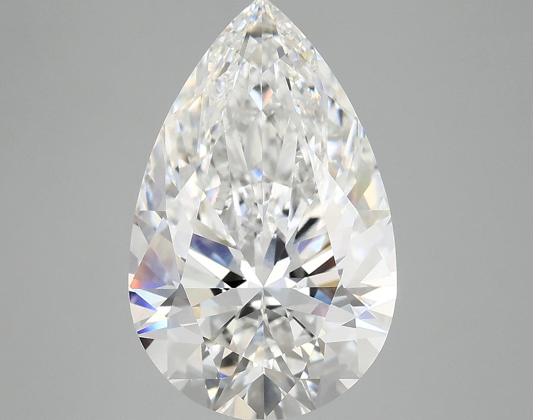 5.06 Carat Pear Shaped Ideal Cut VVS2 IGI Certified Lab Grown Diamond