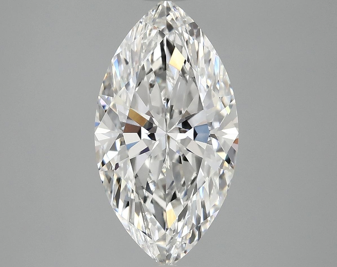 3.09 Carat Marquise Shaped Excellent Cut VVS2 IGI Certified Lab Grown Diamond