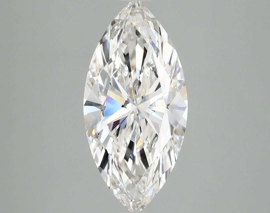2.56 Carat Marquise Shaped Excellent Cut VS2 IGI Certified Lab Grown Diamond