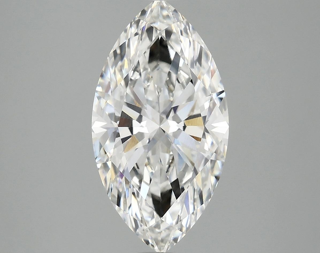 3.04 Carat Marquise Shaped Excellent Cut VVS2 IGI Certified Lab Grown Diamond