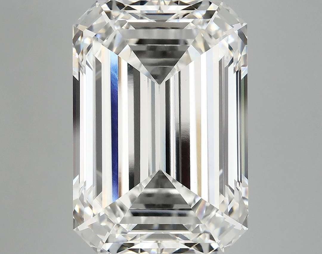 12.72 Carat Emerald Shaped Ideal Cut VVS2 IGI Certified Lab Grown Diamond