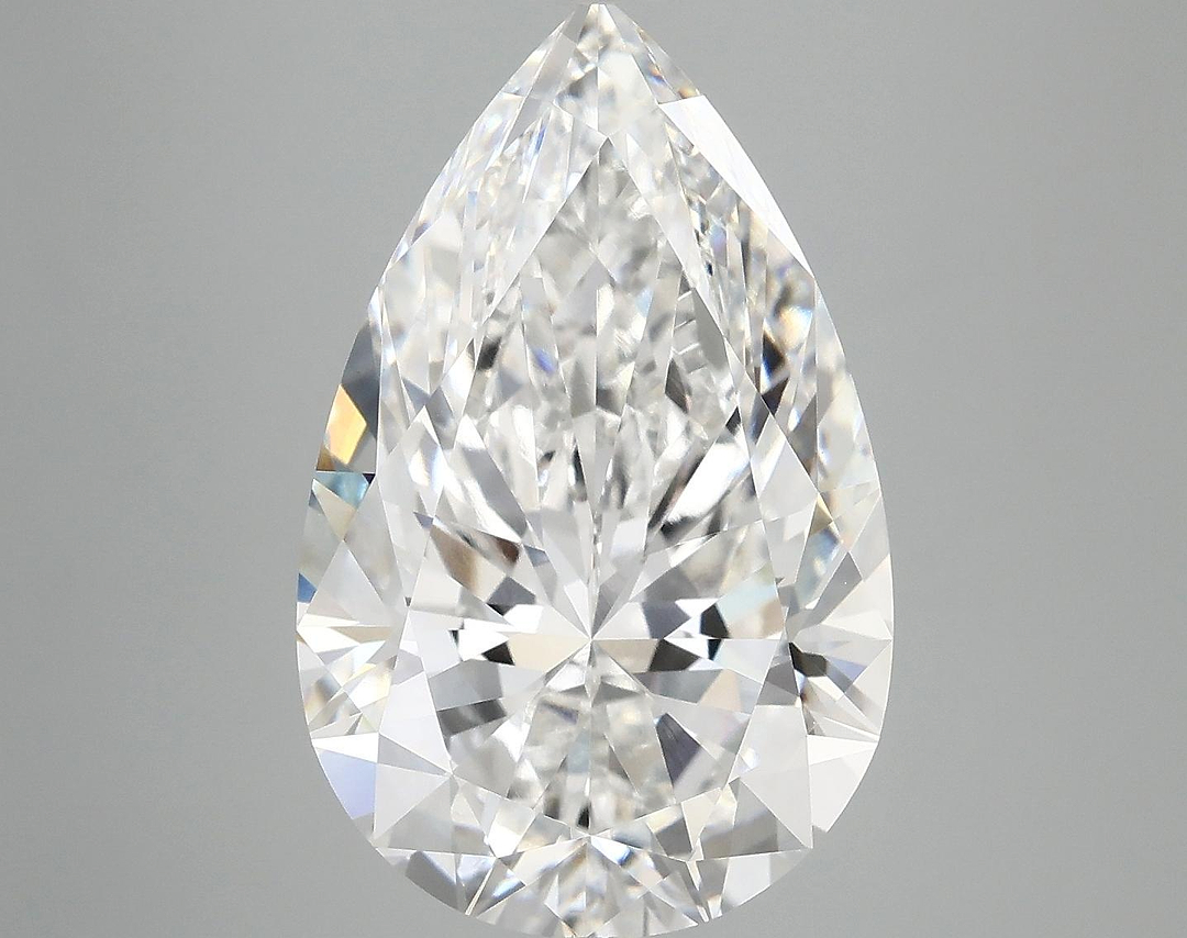 7.13 Carat Pear Shaped Ideal Cut VVS2 IGI Certified Lab Grown Diamond