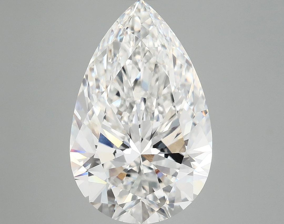 7.18 Carat Pear Shaped Ideal Cut VVS2 IGI Certified Lab Grown Diamond