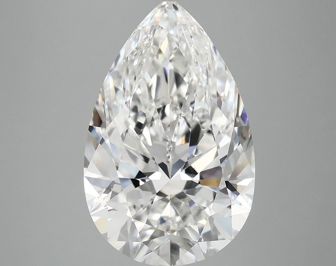 6.0 Carat Pear Shaped Ideal Cut VVS2 IGI Certified Lab Grown Diamond
