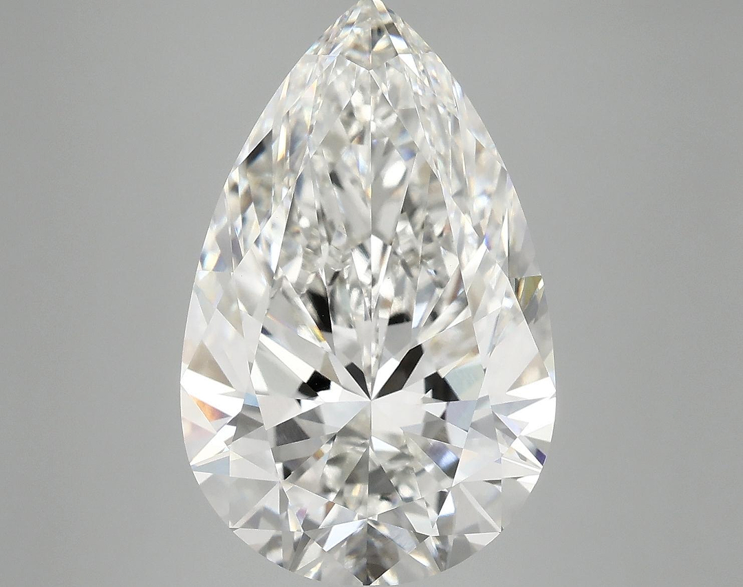 7.92 Carat Pear Shaped Ideal Cut VVS2 IGI Certified Lab Grown Diamond