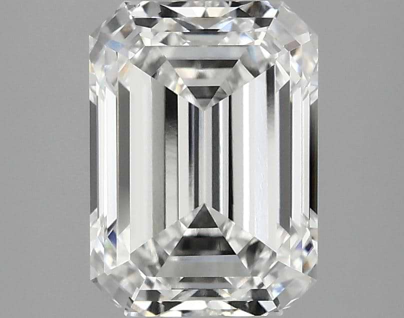 2.53 Carat Emerald Shaped Excellent Cut VS1 IGI Certified Lab Grown Diamond