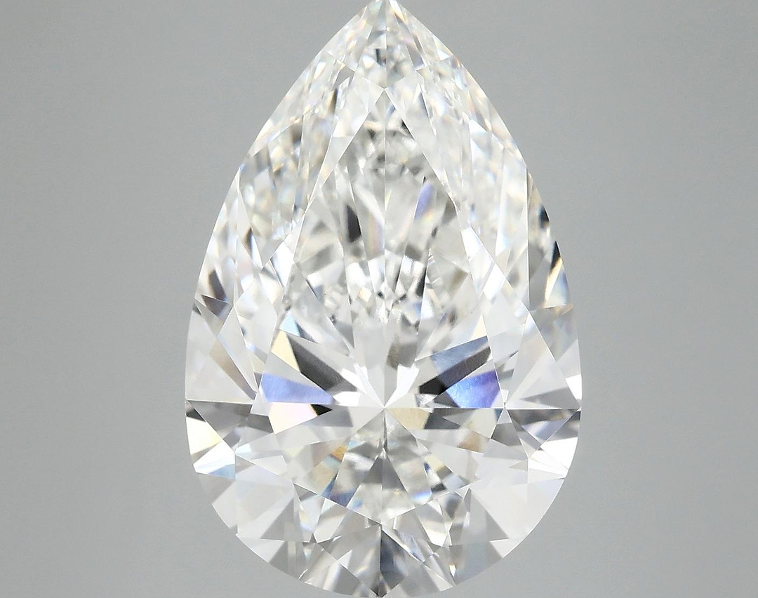 6.87 Carat Pear Shaped Excellent Cut VVS2 IGI Certified Lab Grown Diamond