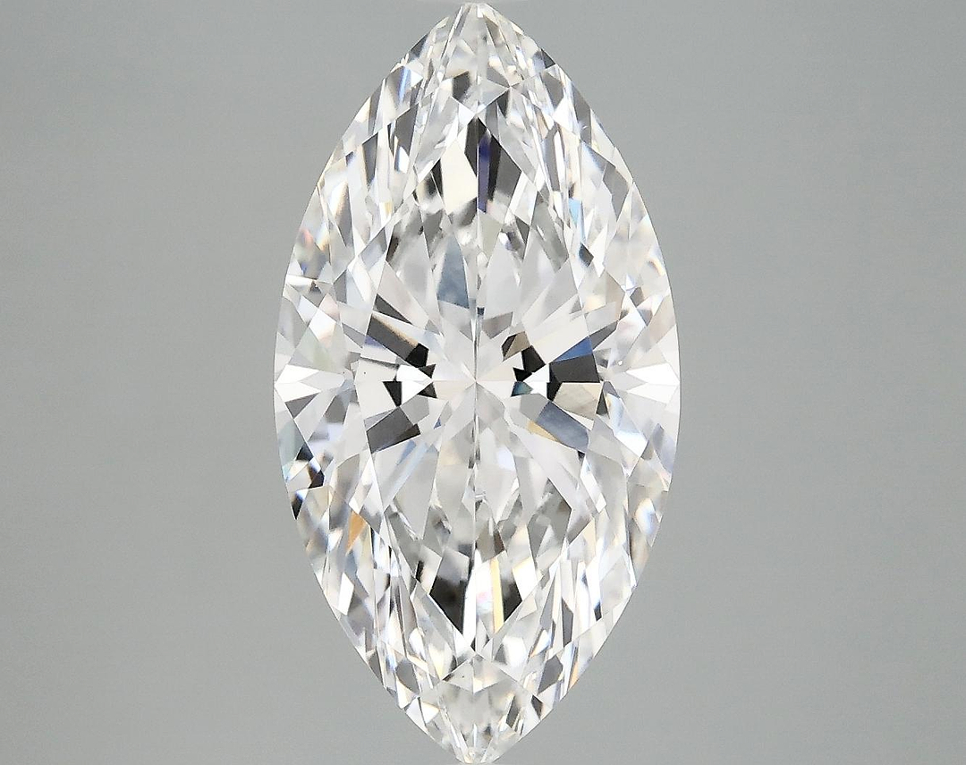 3.99 Carat Marquise Shaped Excellent Cut VVS2 IGI Certified Lab Grown Diamond