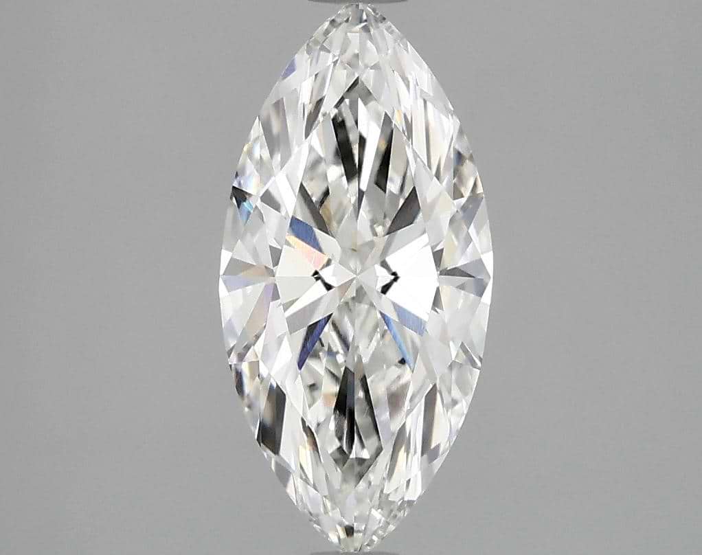 1.57 Carat Marquise Shaped Excellent Cut VVS2 IGI Certified Lab Grown Diamond