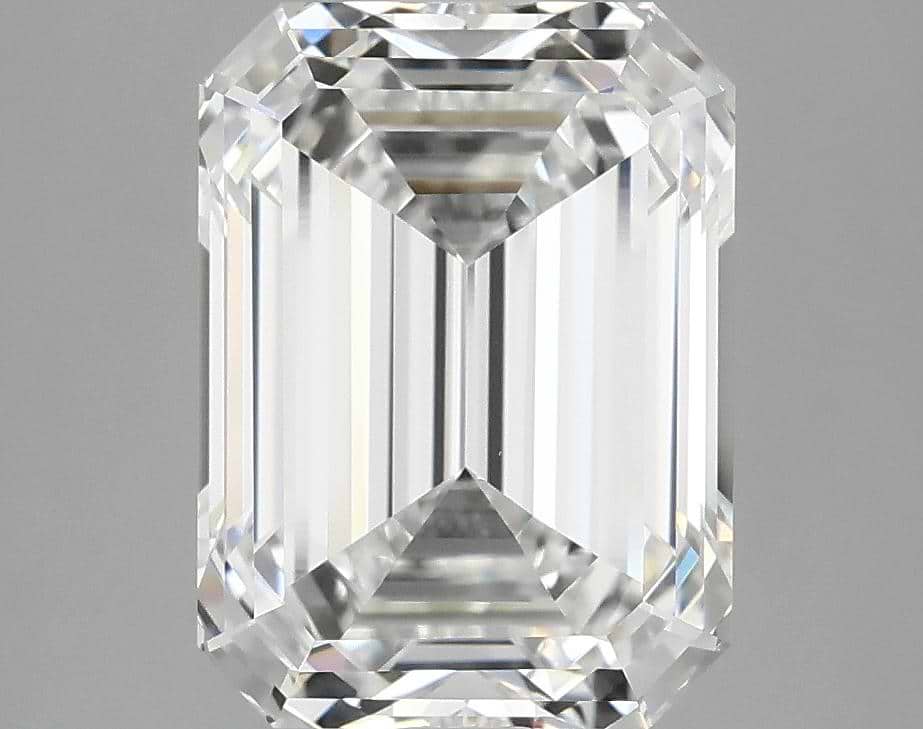 4.49 Carat Emerald Shaped Excellent Cut VVS2 IGI Certified Lab Grown Diamond