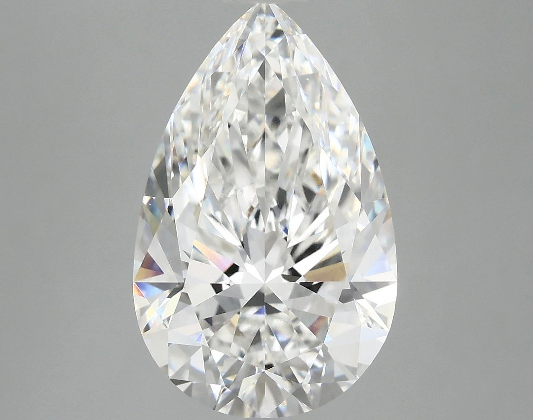 4.83 Carat Pear Shaped Ideal Cut VVS2 IGI Certified Lab Grown Diamond
