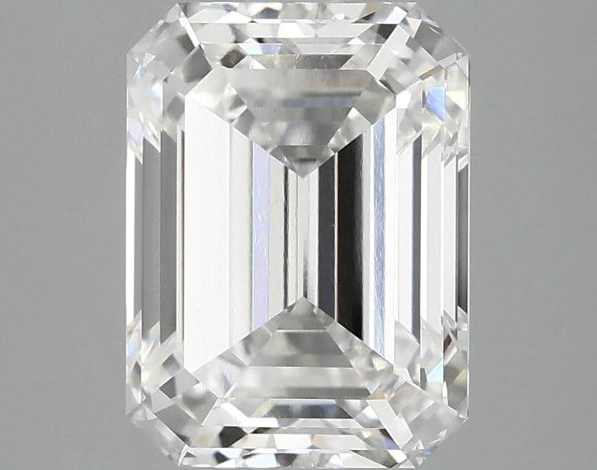 3.53 Carat Emerald Shaped Excellent Cut VS1 IGI Certified Lab Grown Diamond