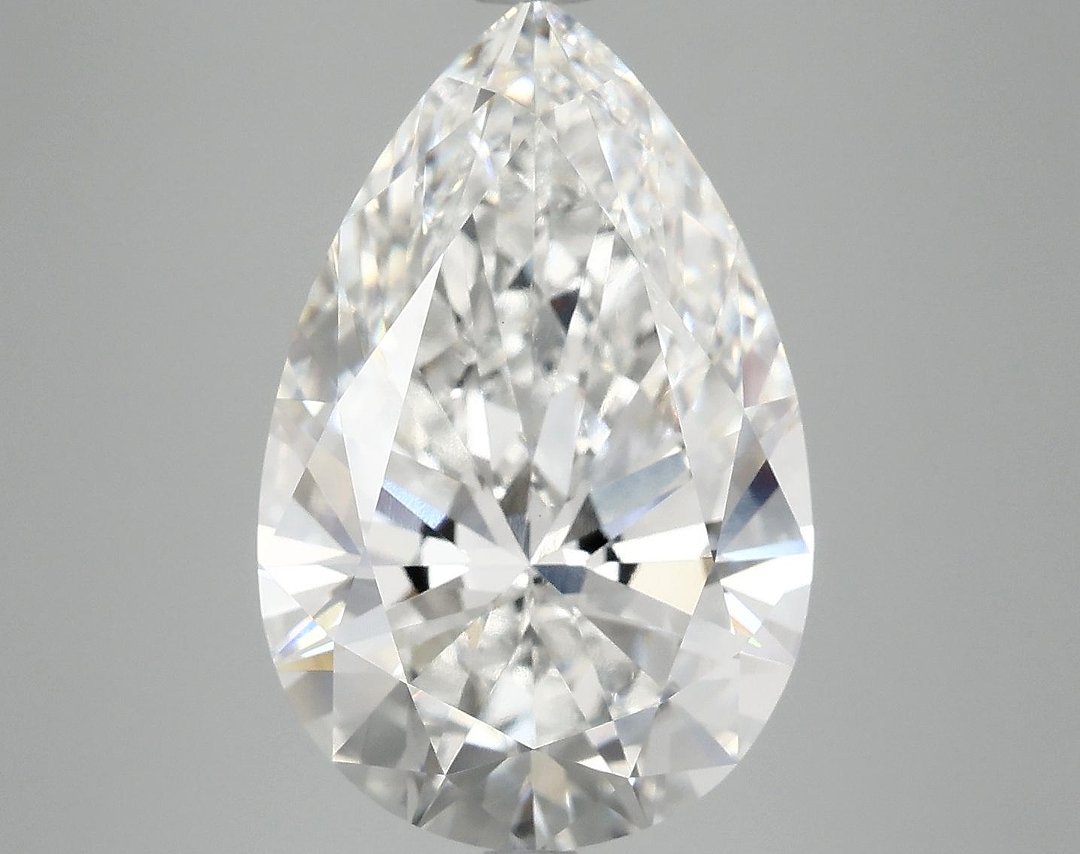 7.04 Carat Pear Shaped Excellent Cut VVS2 IGI Certified Lab Grown Diamond