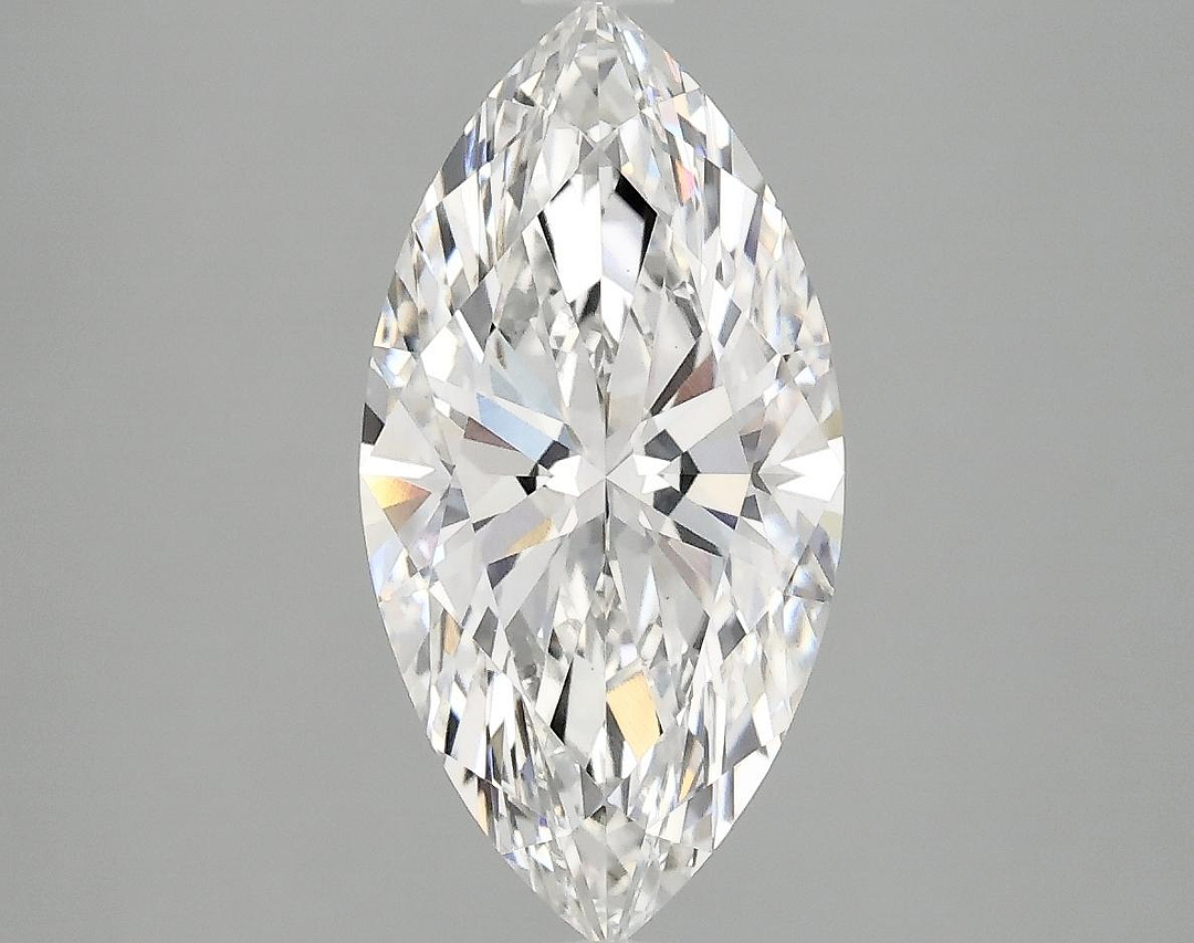 2.5 Carat Marquise Shaped Ideal Cut VVS2 IGI Certified Lab Grown Diamond
