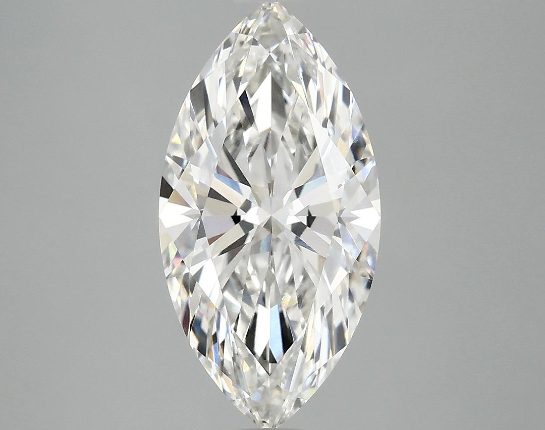 3.06 Carat Marquise Shaped Ideal Cut VVS2 IGI Certified Lab Grown Diamond