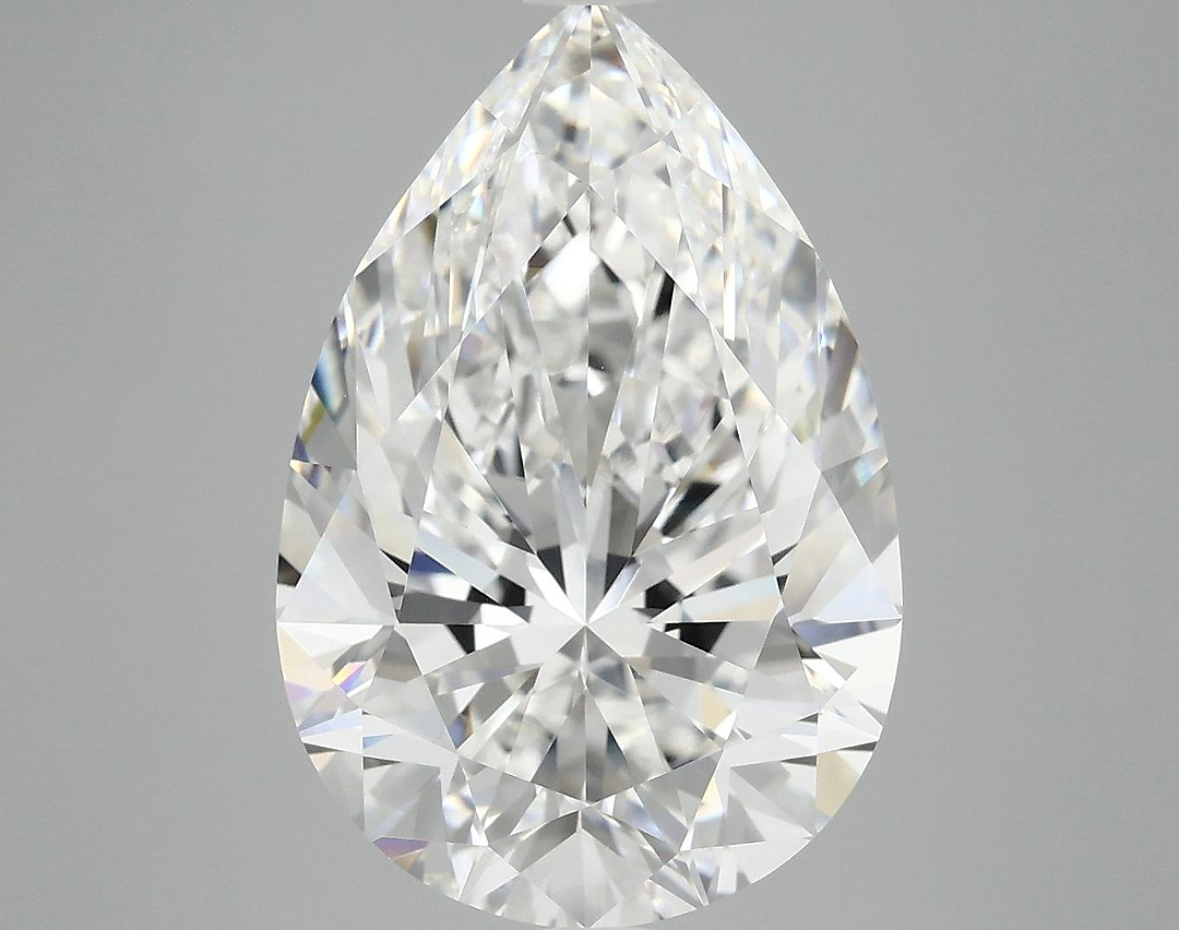 6.34 Carat Pear Shaped Excellent Cut VVS2 IGI Certified Lab Grown Diamond
