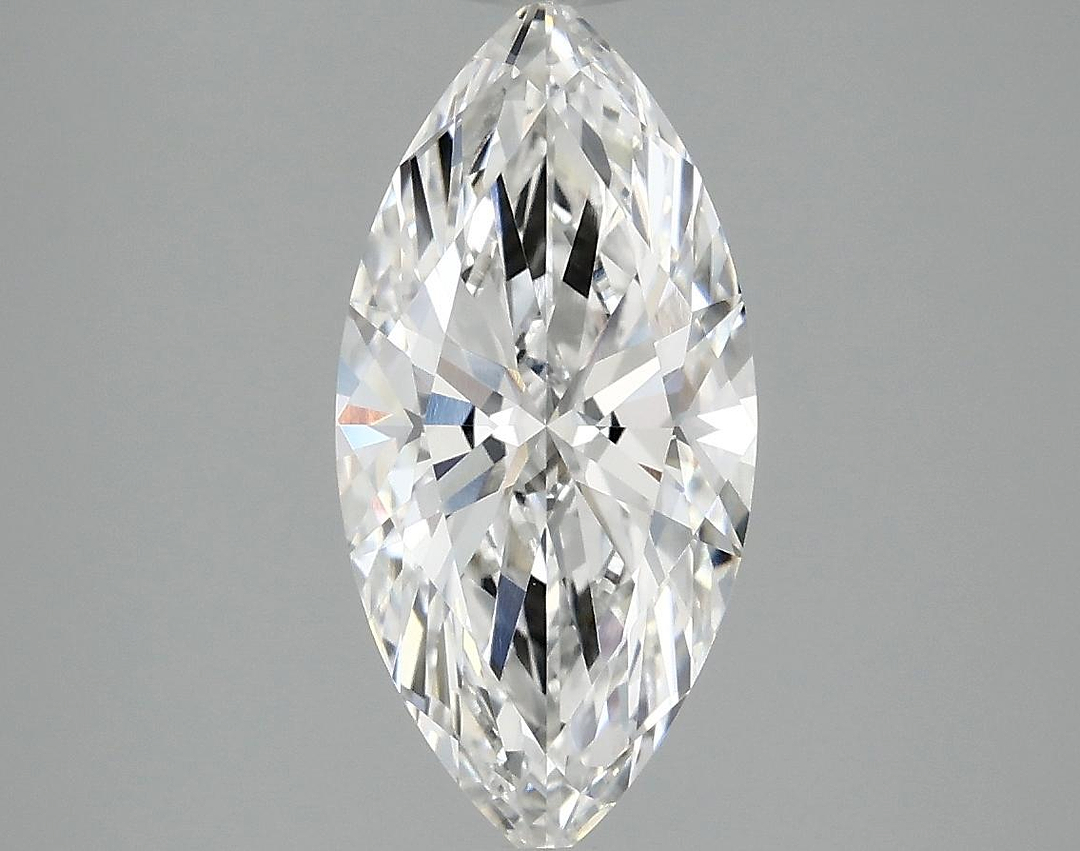2.1 Carat Marquise Shaped Excellent Cut VVS2 IGI Certified Lab Grown Diamond