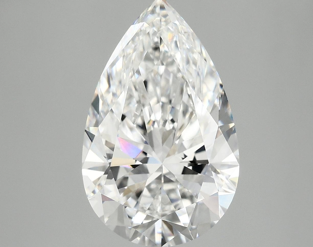 4.0 Carat Pear Shaped Ideal Cut VVS2 IGI Certified Lab Grown Diamond