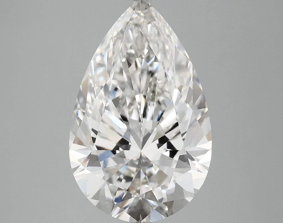 4.05 Carat Pear Shaped Ideal Cut VS1 IGI Certified Lab Grown Diamond