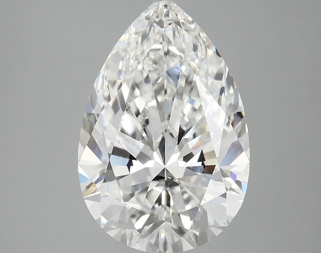 3.91 Carat Pear Shaped Excellent Cut VS1 IGI Certified Lab Grown Diamond