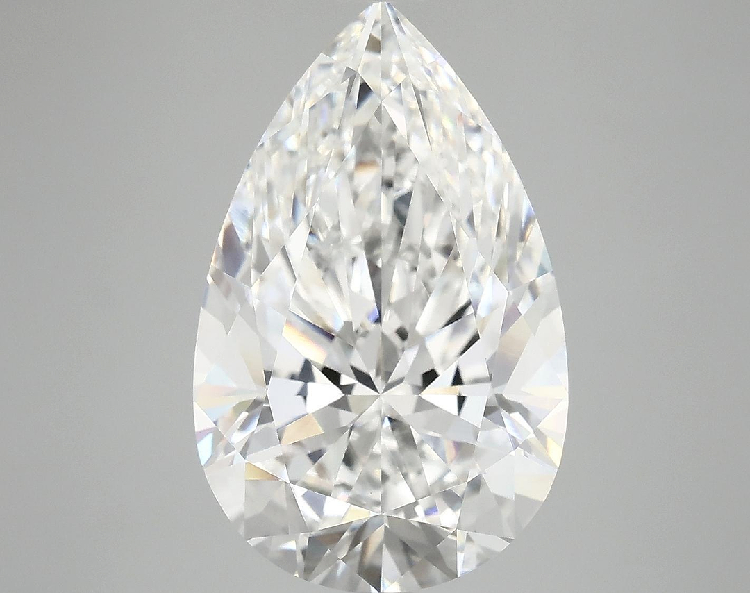 7.12 Carat Pear Shaped Ideal Cut VVS2 IGI Certified Lab Grown Diamond