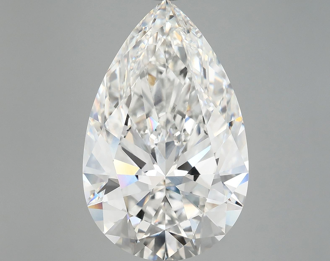 10.14 Carat Pear Shaped Ideal Cut VVS2 IGI Certified Lab Grown Diamond