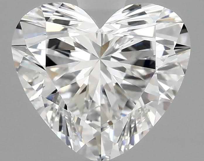 1.41 Carat Heart Shaped Ideal Cut VS1 IGI Certified Lab Grown Diamond