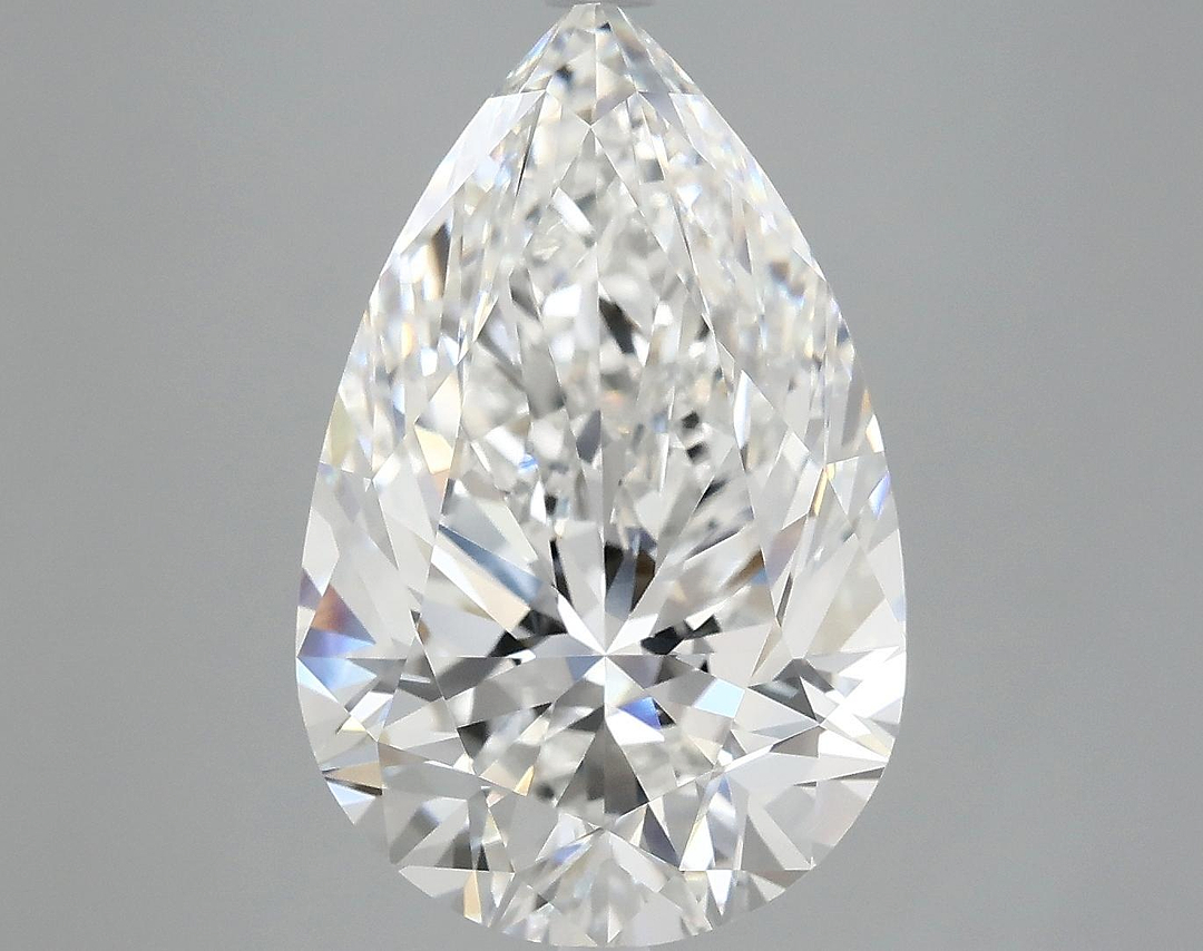 6.91 Carat Pear Shaped Ideal Cut VVS2 IGI Certified Lab Grown Diamond