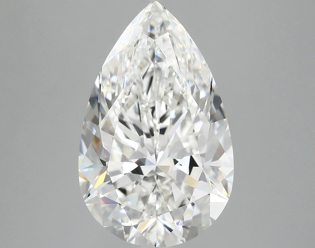 5.03 Carat Pear Shaped Ideal Cut VVS2 IGI Certified Lab Grown Diamond