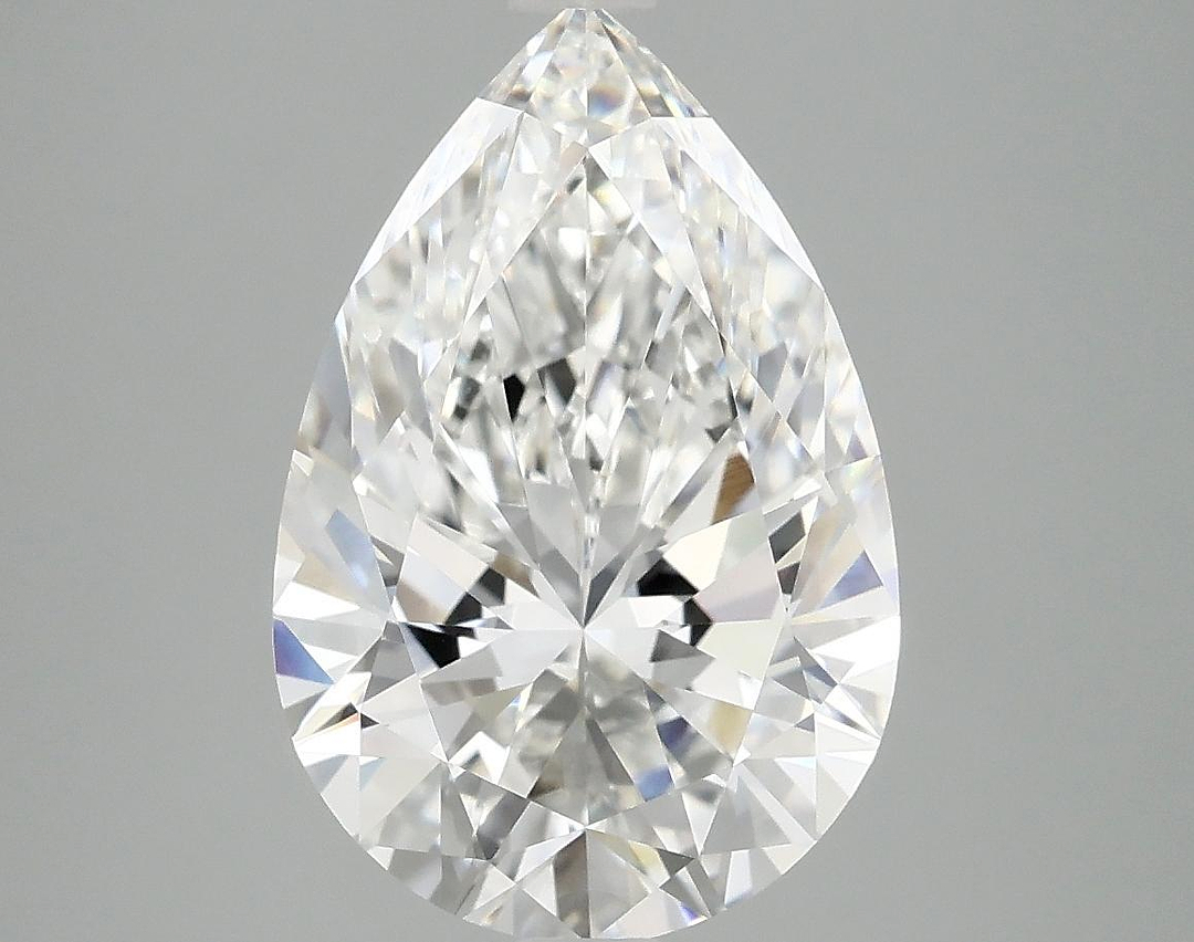 4.01 Carat Pear Shaped Excellent Cut VVS2 IGI Certified Lab Grown Diamond