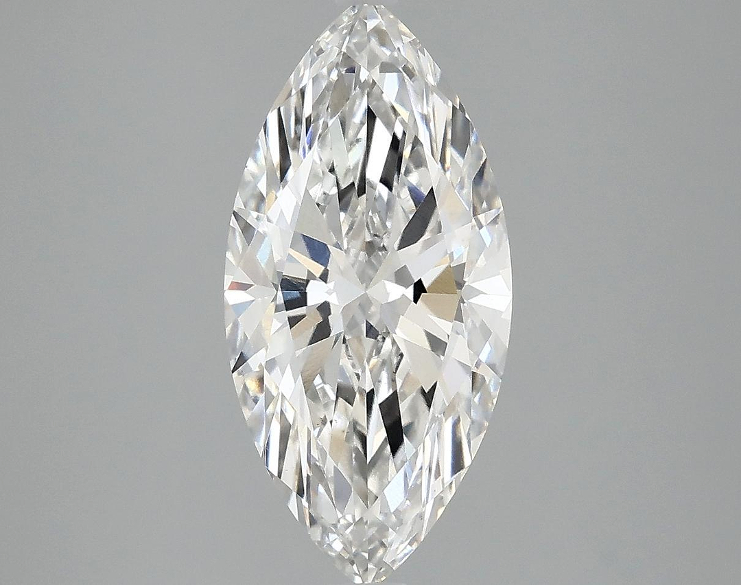 2.56 Carat Marquise Shaped Excellent Cut VS1 IGI Certified Lab Grown Diamond