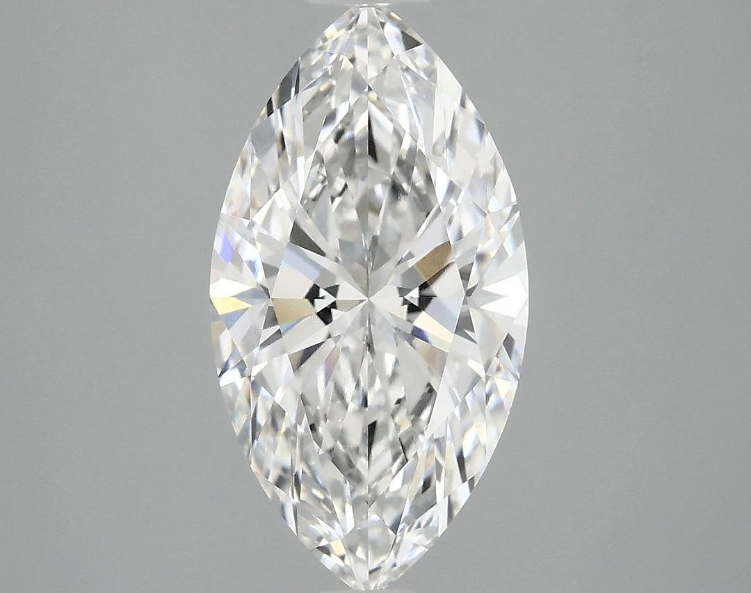 2.55 Carat Marquise Shaped Excellent Cut VVS2 IGI Certified Lab Grown Diamond