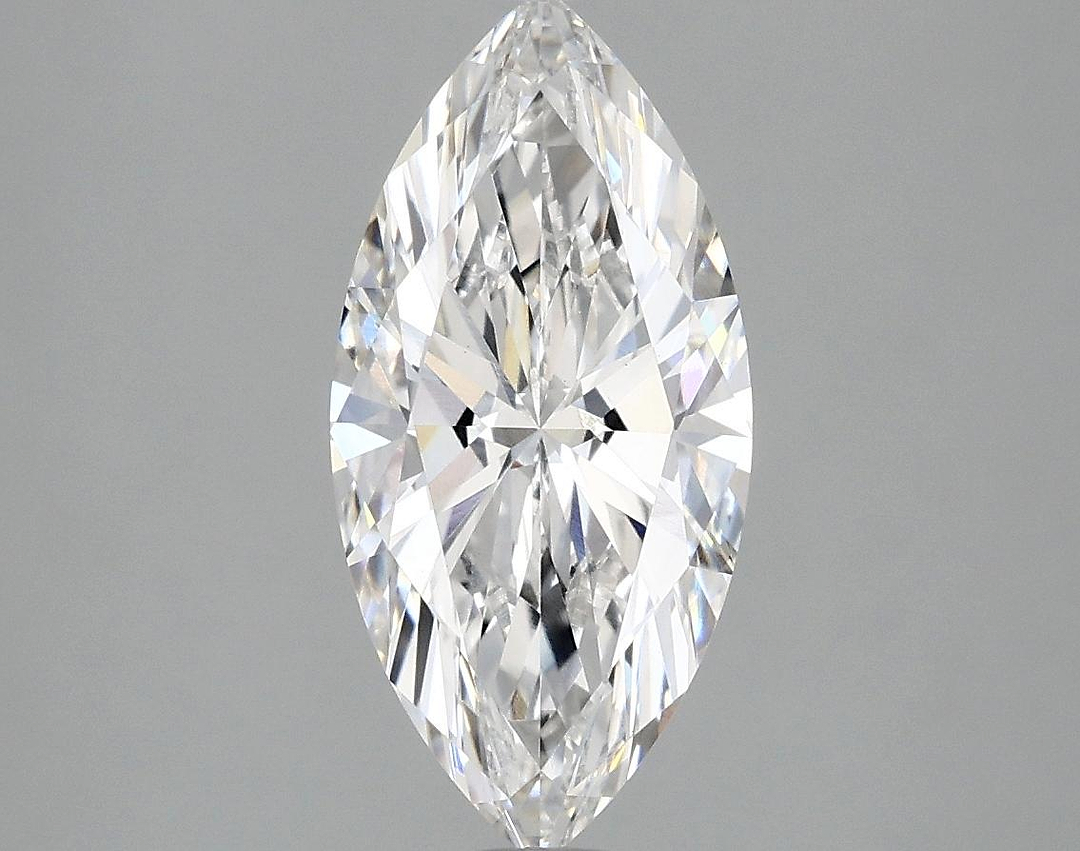 1.98 Carat Marquise Shaped Excellent Cut VVS2 IGI Certified Lab Grown Diamond