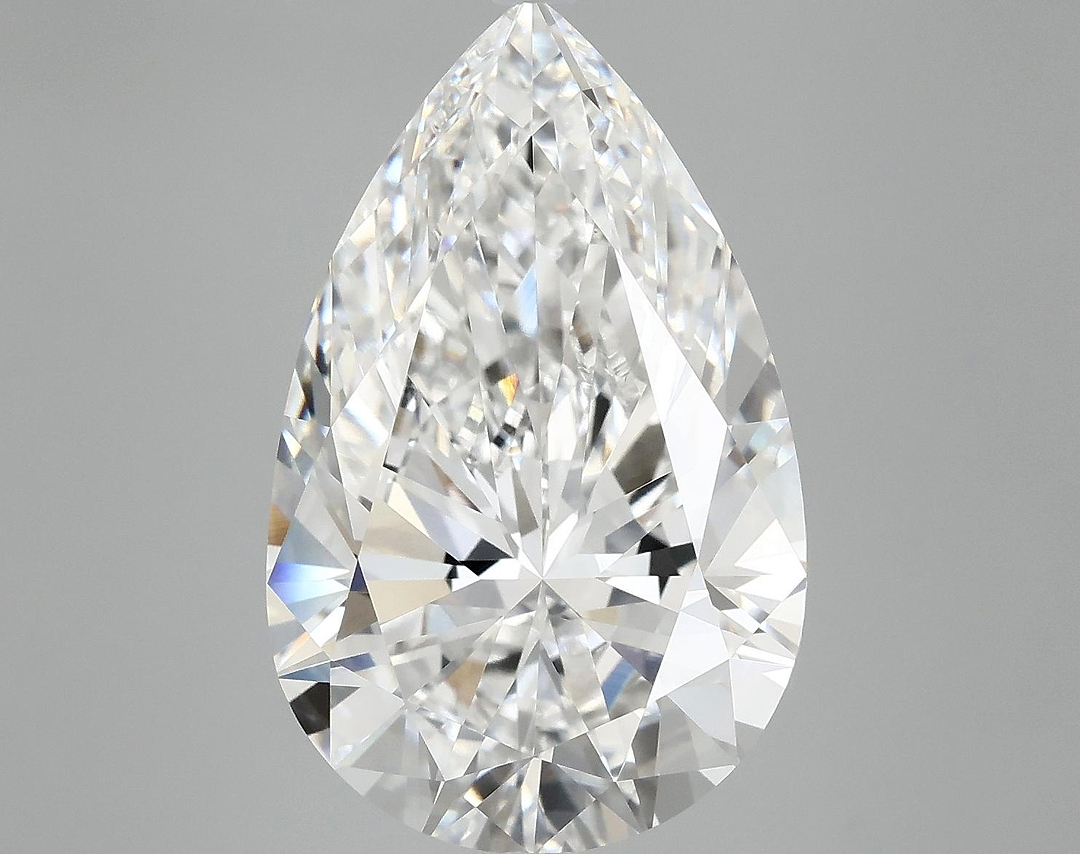 7.15 Carat Pear Shaped Ideal Cut VVS2 IGI Certified Lab Grown Diamond