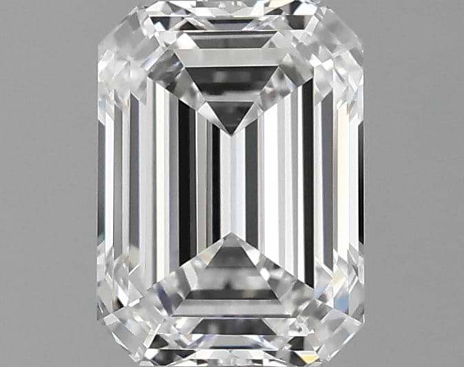 1.08 Carat Emerald Shaped Excellent Cut VVS2 IGI Certified Lab Grown Diamond