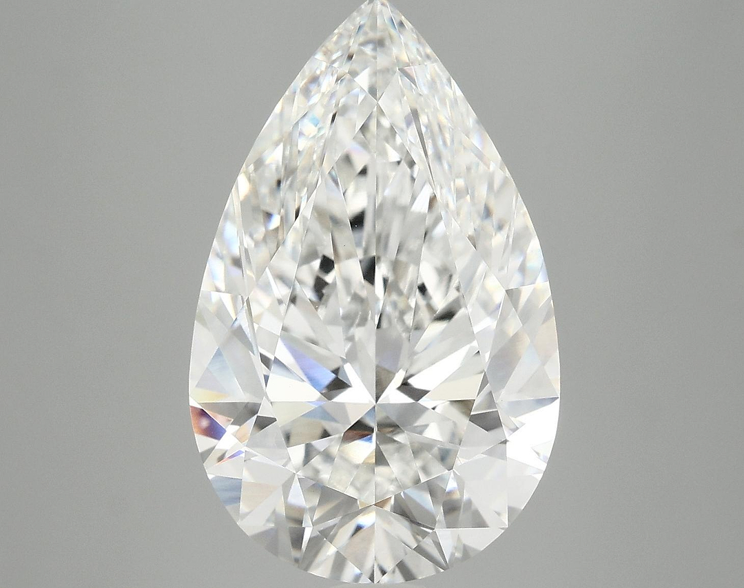 6.73 Carat Pear Shaped Ideal Cut VVS2 IGI Certified Lab Grown Diamond