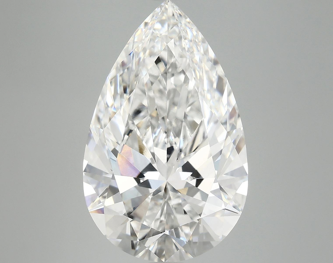 7.55 Carat Pear Shaped Ideal Cut VVS2 IGI Certified Lab Grown Diamond