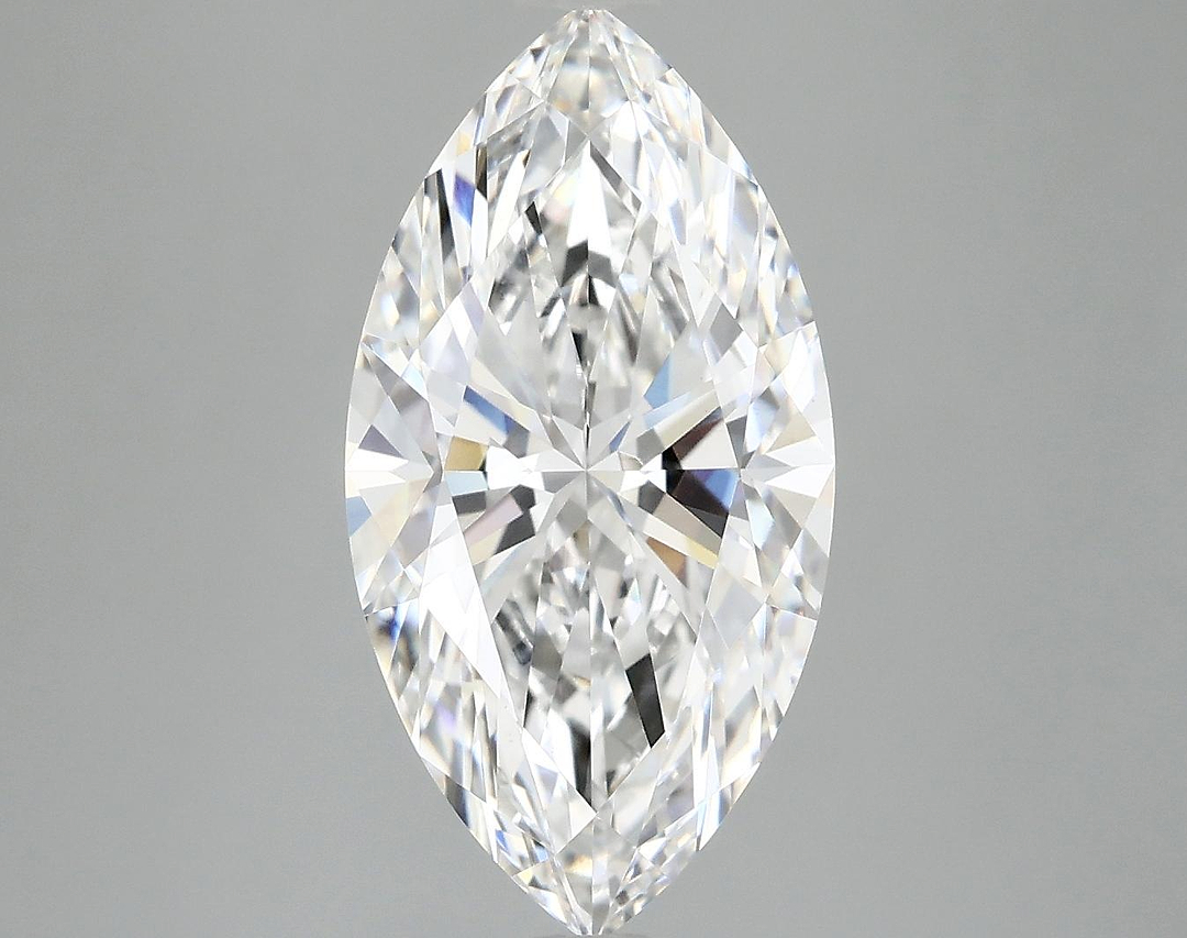 3.96 Carat Marquise Shaped Ideal Cut VVS2 IGI Certified Lab Grown Diamond