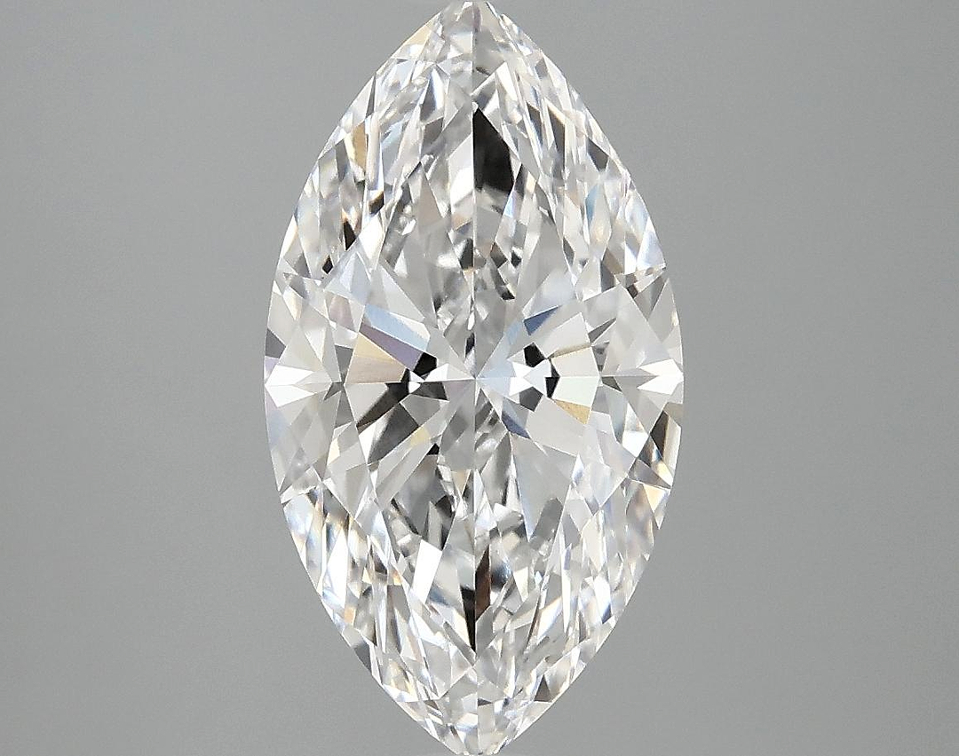 3.01 Carat Marquise Shaped Excellent Cut VVS2 IGI Certified Lab Grown Diamond