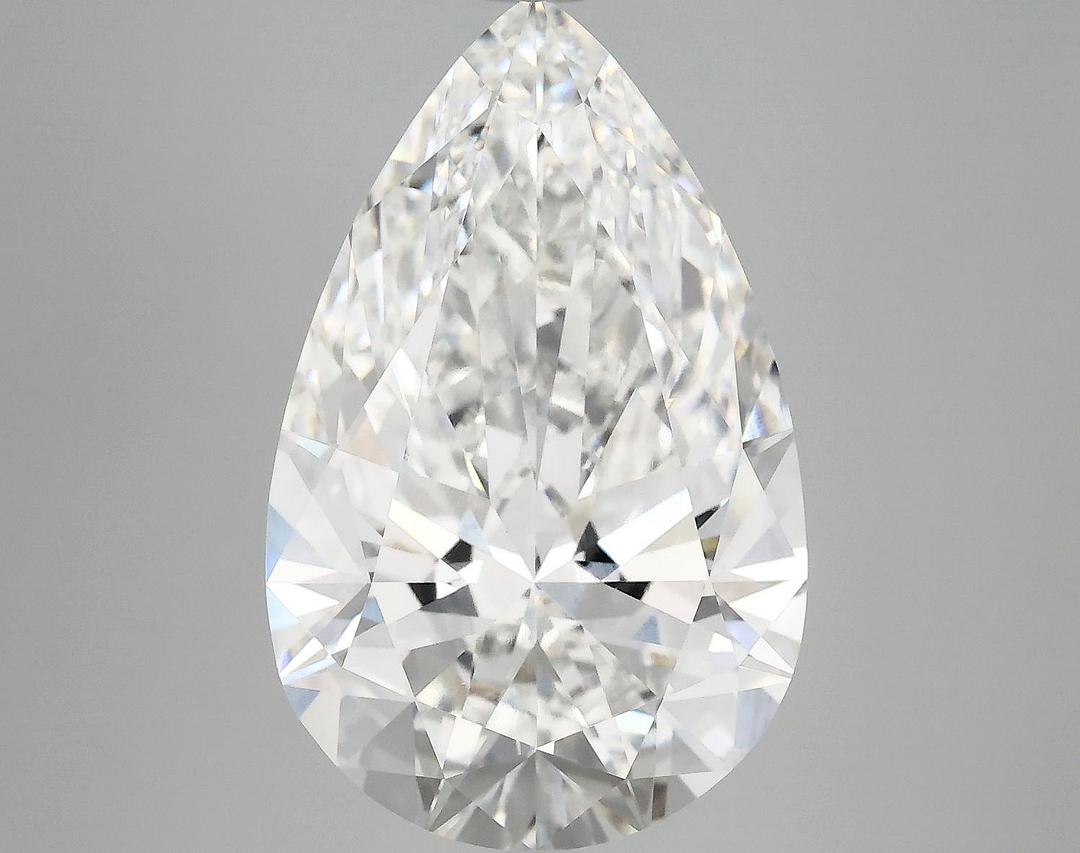 7.23 Carat Pear Shaped Ideal Cut VVS2 IGI Certified Lab Grown Diamond