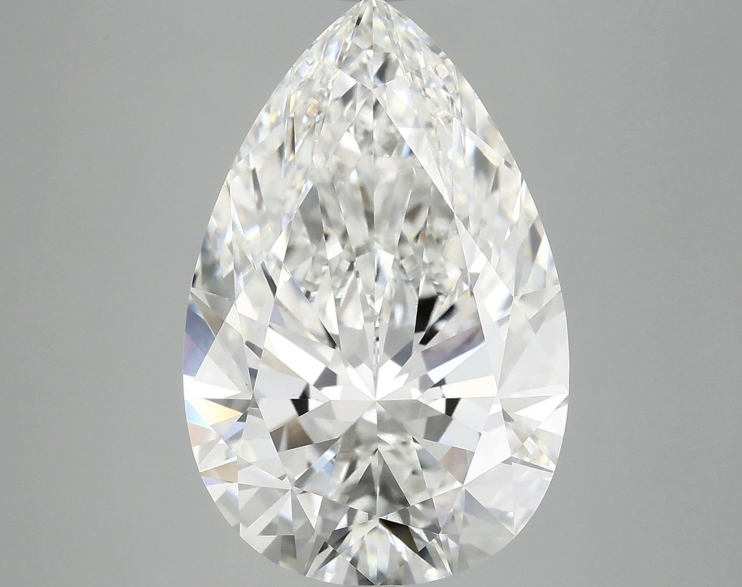 7.15 Carat Pear Shaped Excellent Cut VVS2 IGI Certified Lab Grown Diamond
