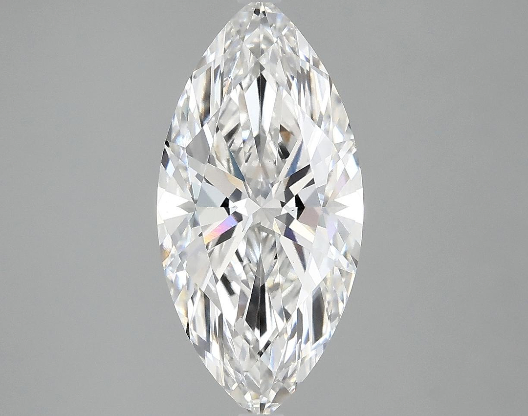 2.55 Carat Marquise Shaped Excellent Cut VS1 IGI Certified Lab Grown Diamond