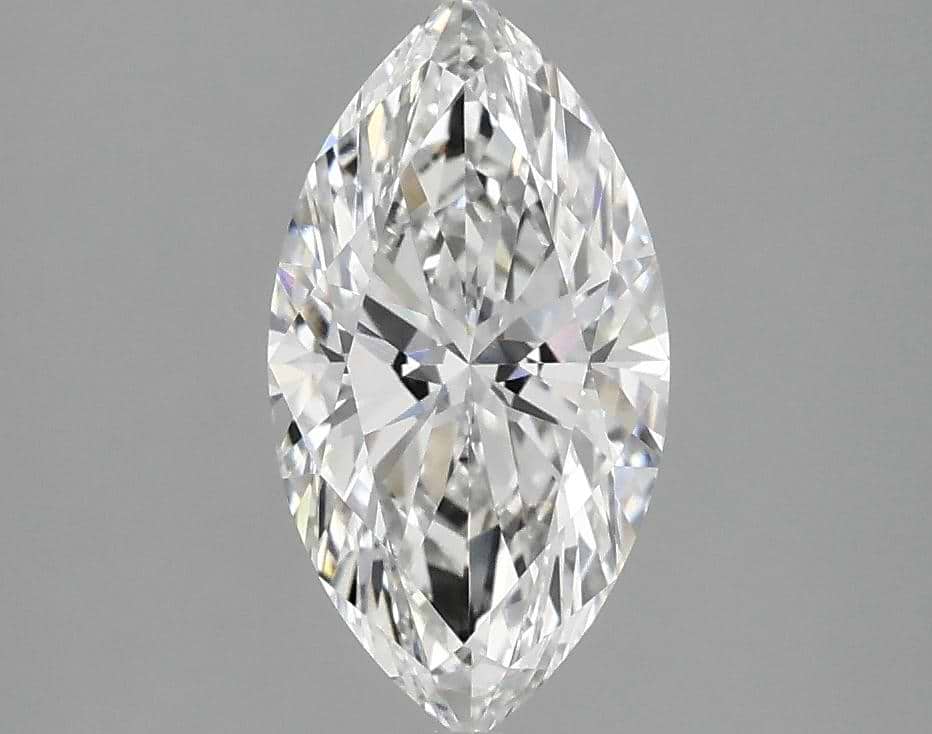 1.5 Carat Marquise Shaped Excellent Cut VVS2 IGI Certified Lab Grown Diamond
