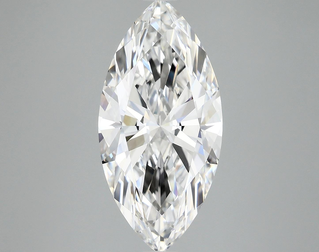 4.02 Carat Marquise Shaped Excellent Cut VVS2 IGI Certified Lab Grown Diamond