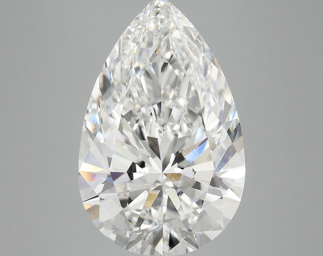 7.25 Carat Pear Shaped Ideal Cut VVS2 IGI Certified Lab Grown Diamond