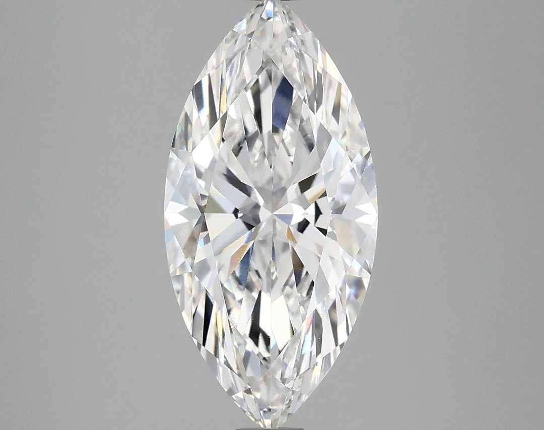 3.09 Carat Marquise Shaped Excellent Cut VVS2 IGI Certified Lab Grown Diamond