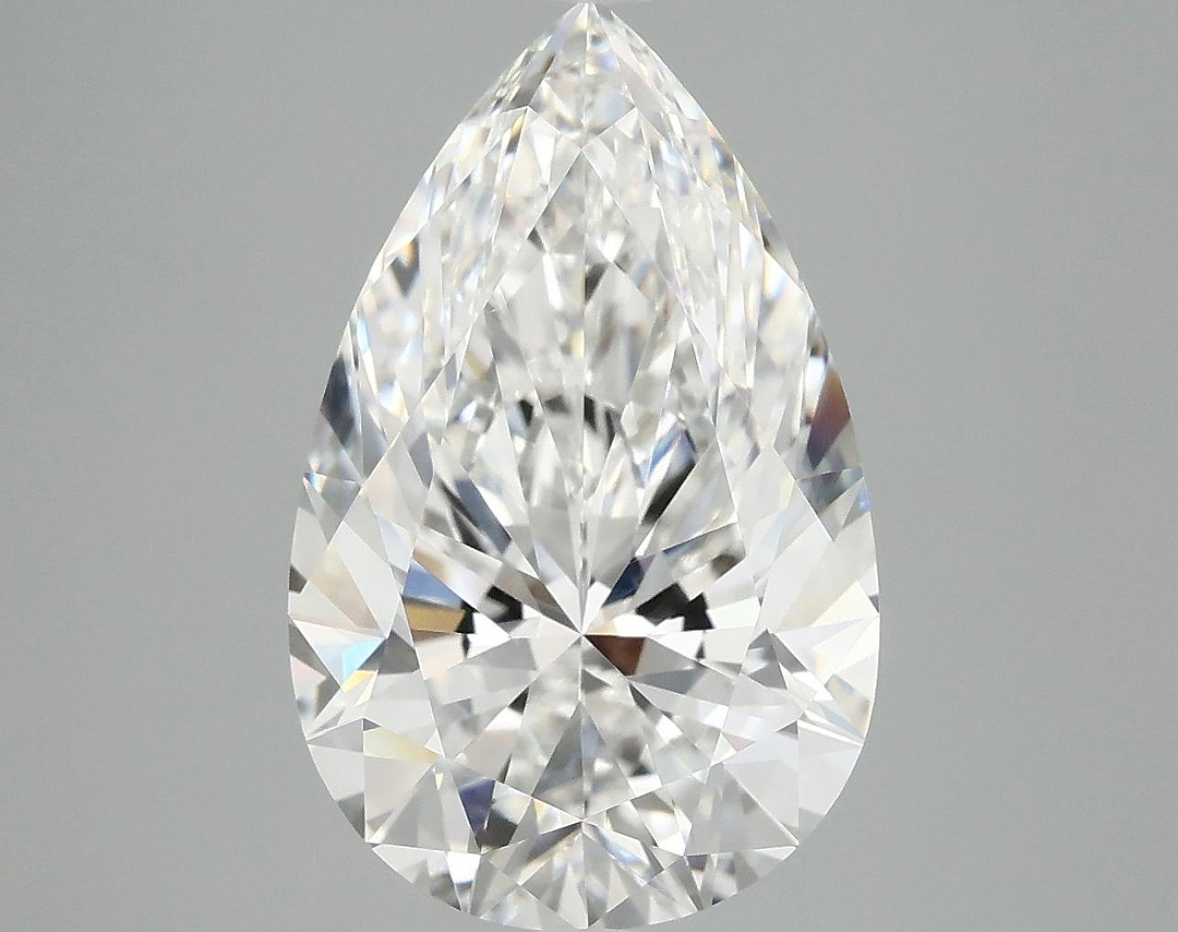 5.02 Carat Pear Shaped Ideal Cut VVS2 IGI Certified Lab Grown Diamond